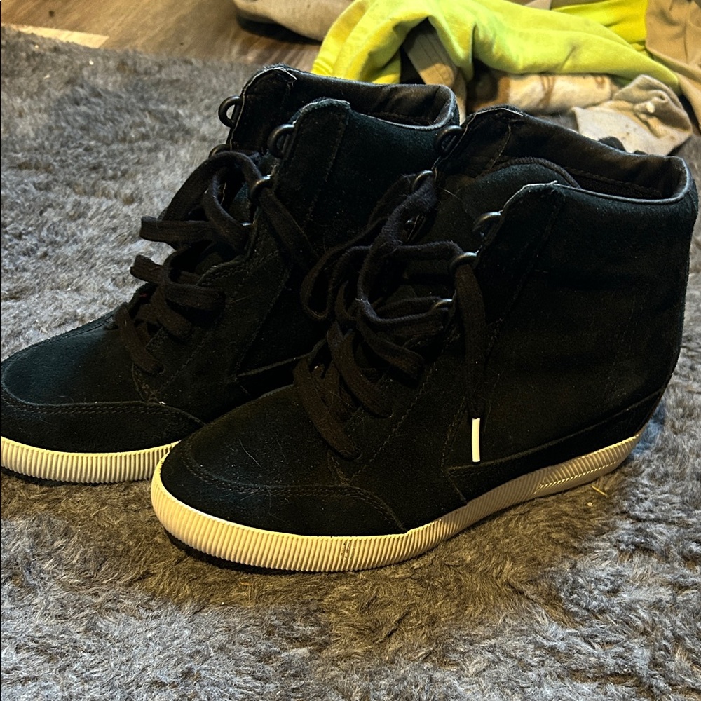 Sorel Out n about wedge Black Sneakers